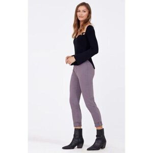 NEW Lila Ryan Women Zuri Tapered Trouser Pants Grey Size 8 Old Money Fall Chic